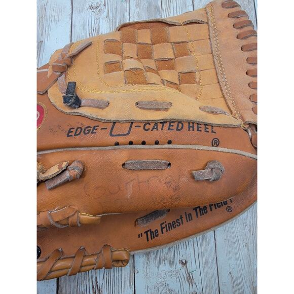 Rawlings RBG 129 Cal Ripken Jr Basket-Web 11” Youth Leather Glove RHT - Picture 6 of 8